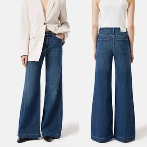 CLOSED | NWT Glow Up High Rise Wide Leg Jeans Dark Blue 27/32